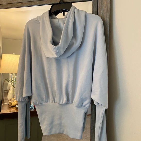 Opening Ceremony, S, cotton satin hoodie, cinch waist / sleeve, beautiful!! - Picture 4 of 6